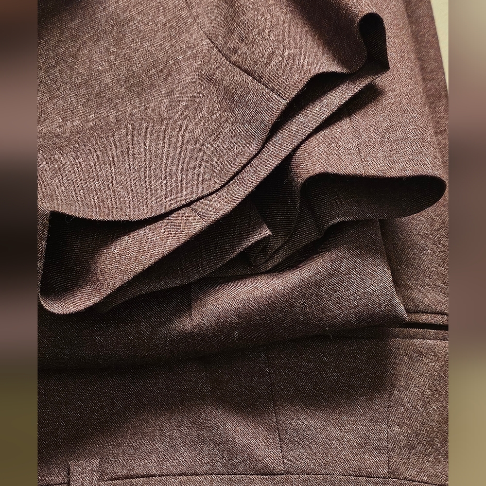 Jack Victor Riviera Traveler Flat-Front Pants - Burgundy - Size 38R - Picture 7 of 12